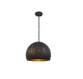 Hammered Black Dome Pendant Light, Quality Handmade Gold Dome Light, Modern Dome Pendant Light, Hanging Lamp shade