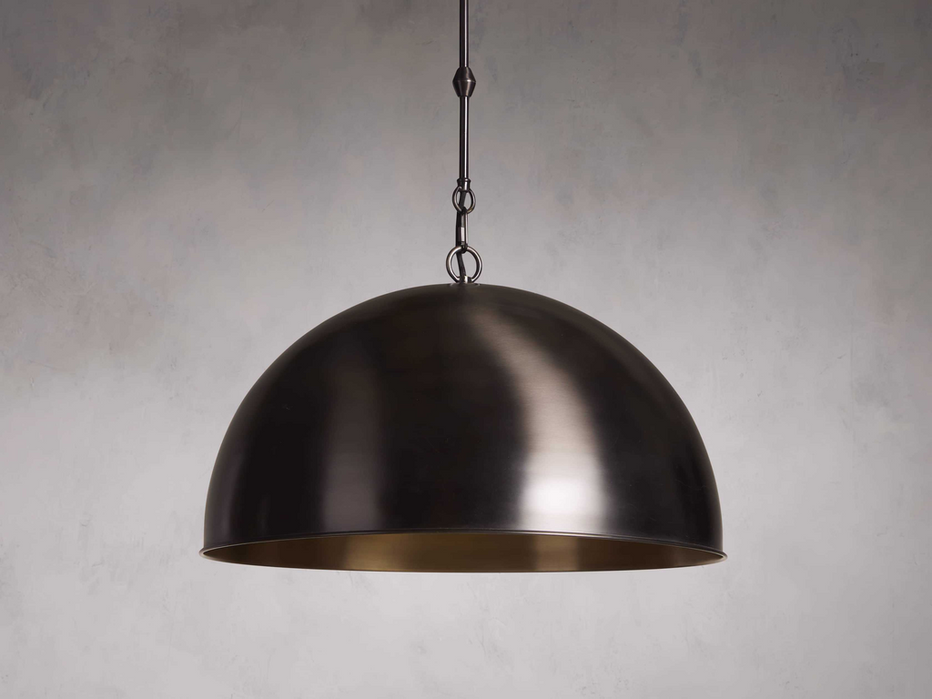 Black Dome Pendant Light Brass Lampshade Ceiling Light , Copper Handmade Lighting Kitchen Island light ,Copper Lampshade Art deco lamp