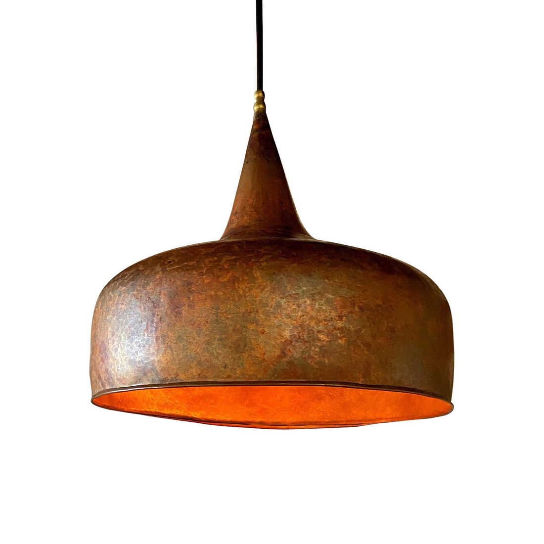 Copper Pendant Farmhouse Light, Rustic Copper Hanging Light Fixture, Oxidized Copper Ceiling Light Fixture, Copper Kitchen Island Lighting