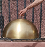 Hammered Brass Dome Pendant Light, Antique Pendant Light Brass Lampshade Ceiling Light Kitchen Island light ,Copper Lampshade Art deco lamp