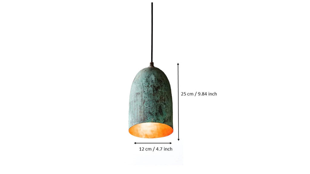 Set of 3 Oxidized Dome Pendant Light Brass Ceiling Light , Copper Kitchen Island light  Lampshade Art deco lamp
