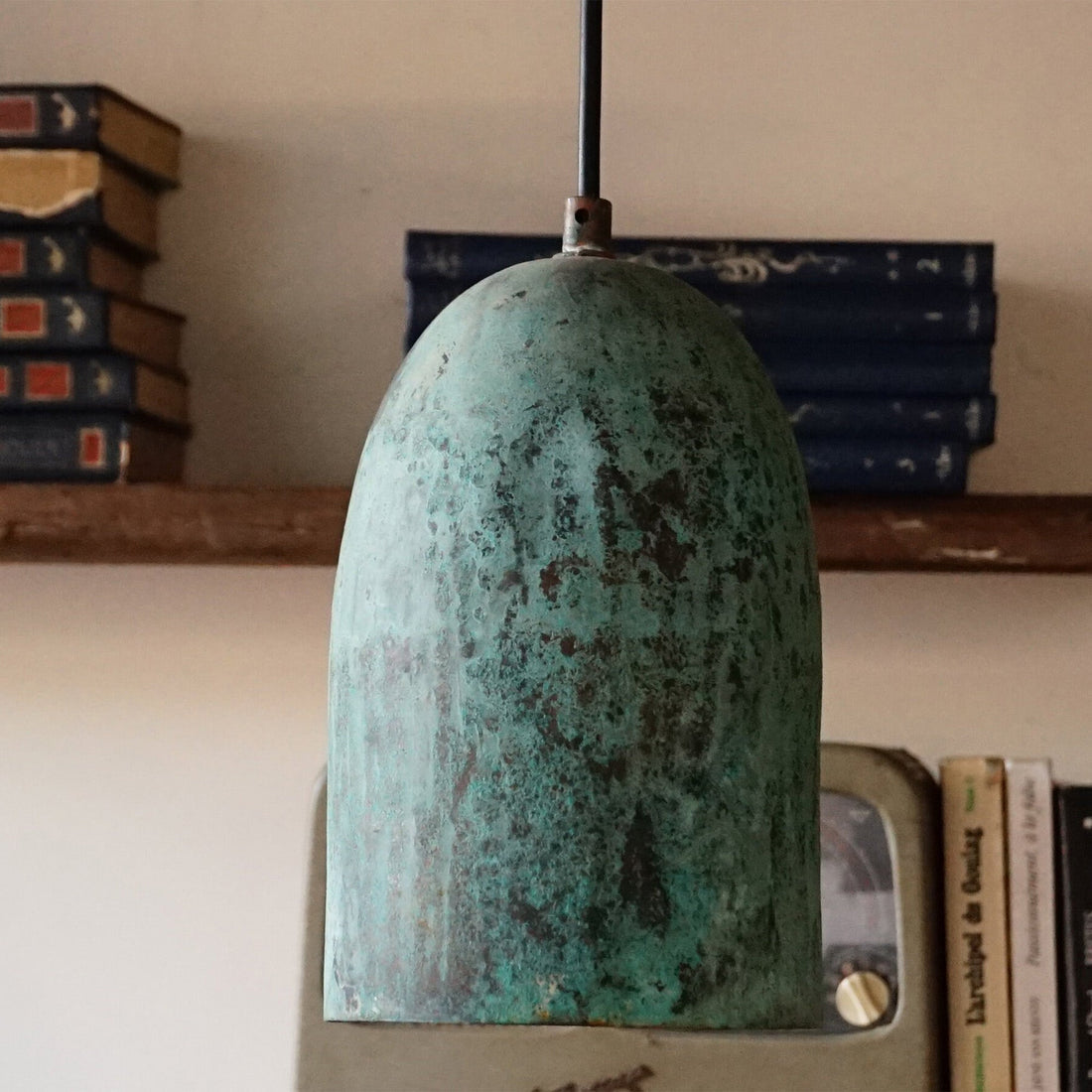 Set of 3 Oxidized Dome Pendant Light Brass Ceiling Light , Copper Kitchen Island light  Lampshade Art deco lamp