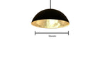 Black Dome Pendant Light Brass Lampshade Ceiling Light , Copper Handmade Lighting Kitchen Island light ,Copper Lampshade Art deco lamp