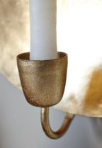 Brass Candle Candlestick Holder Wall Sconce Gift christmas  Holders Wall Votive Sconces Tea light Candle Holders for Home Light Decoration