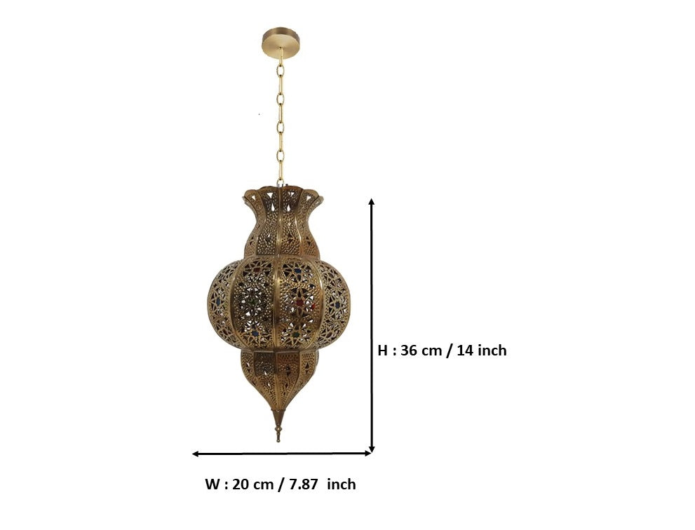 Unique Ceiling Lampshade Lamp, Handmade Pendant Brass Light shade, Moroccan Lampshades, New Home Decor Lighting