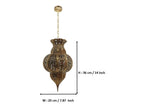 Unique Ceiling Lampshade Lamp, Handmade Pendant Brass Light shade, Moroccan Lampshades, New Home Decor Lighting