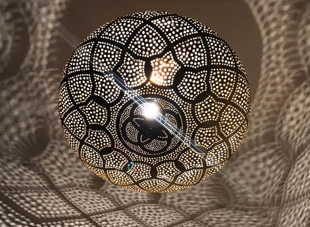 Farmhouse Authentic Moroccan Brass Pendant Light Lampshade Lamp Gold ceiling Chandelier Dining Room Kitchen Entryway Living room