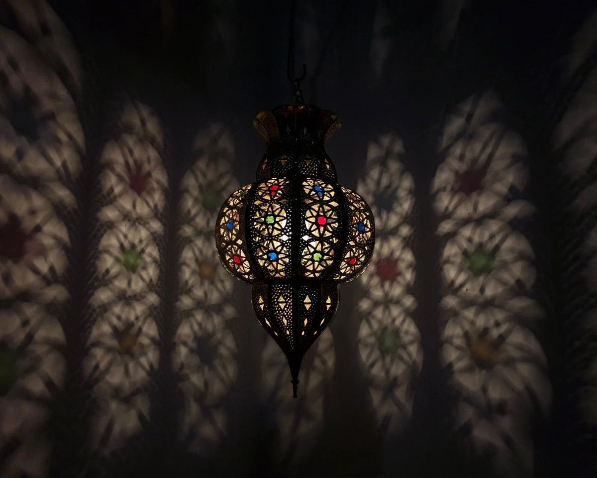 Unique Ceiling Lampshade Lamp, Handmade Pendant Brass Light shade, Moroccan Lampshades, New Home Decor Lighting