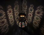 Unique Ceiling Lampshade Lamp, Handmade Pendant Brass Light shade, Moroccan Lampshades, New Home Decor Lighting